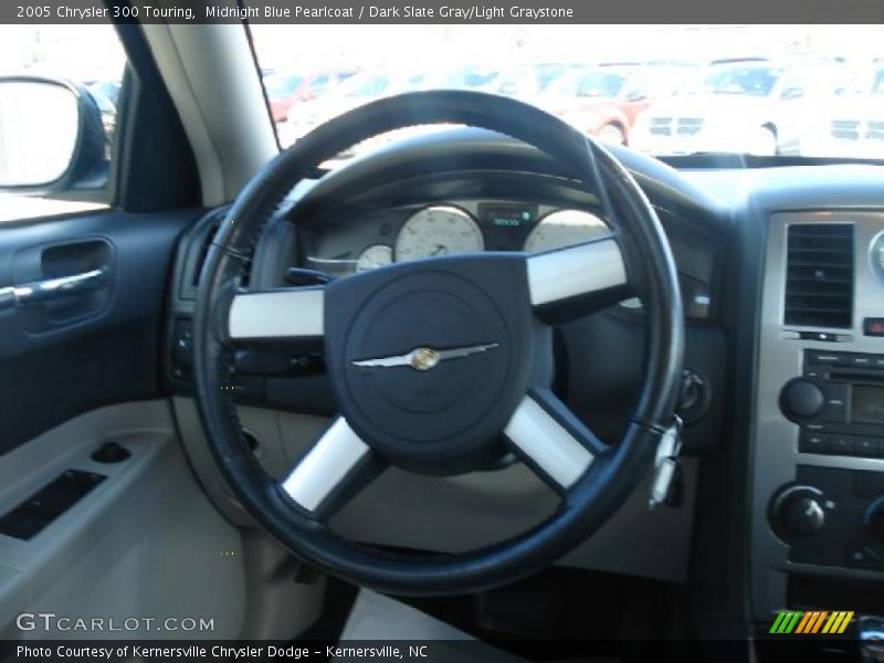 Midnight Blue Pearlcoat / Dark Slate Gray/Light Graystone 2005 Chrysler 300 Touring