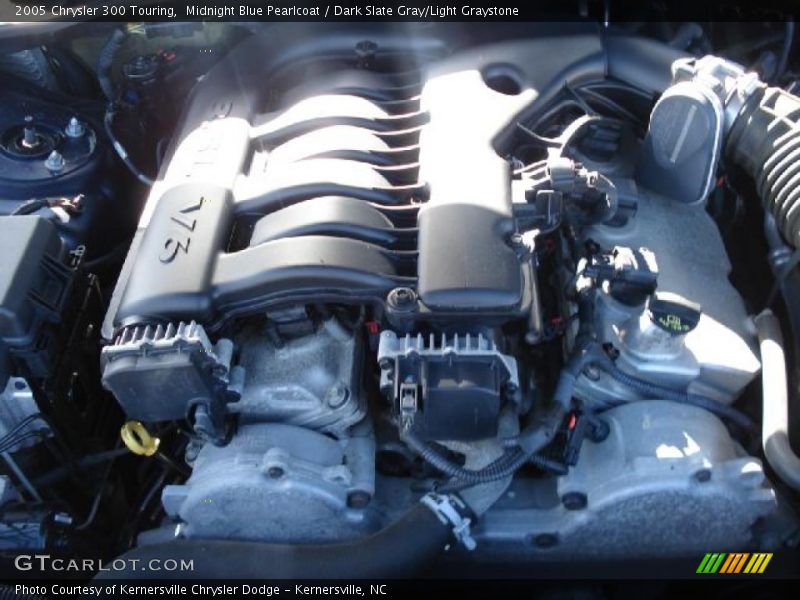 Midnight Blue Pearlcoat / Dark Slate Gray/Light Graystone 2005 Chrysler 300 Touring