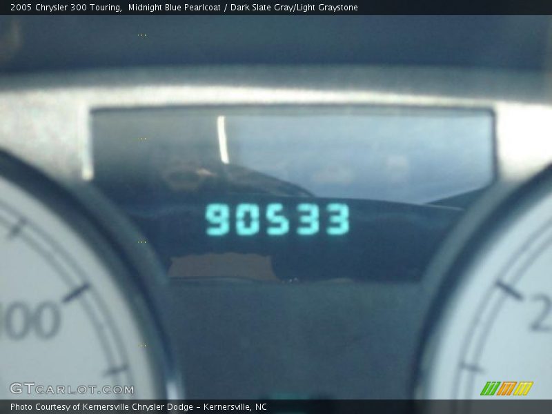 Midnight Blue Pearlcoat / Dark Slate Gray/Light Graystone 2005 Chrysler 300 Touring