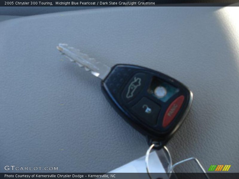 Midnight Blue Pearlcoat / Dark Slate Gray/Light Graystone 2005 Chrysler 300 Touring