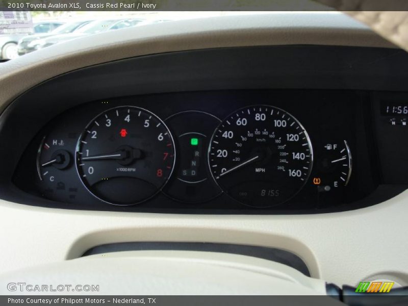 Cassis Red Pearl / Ivory 2010 Toyota Avalon XLS