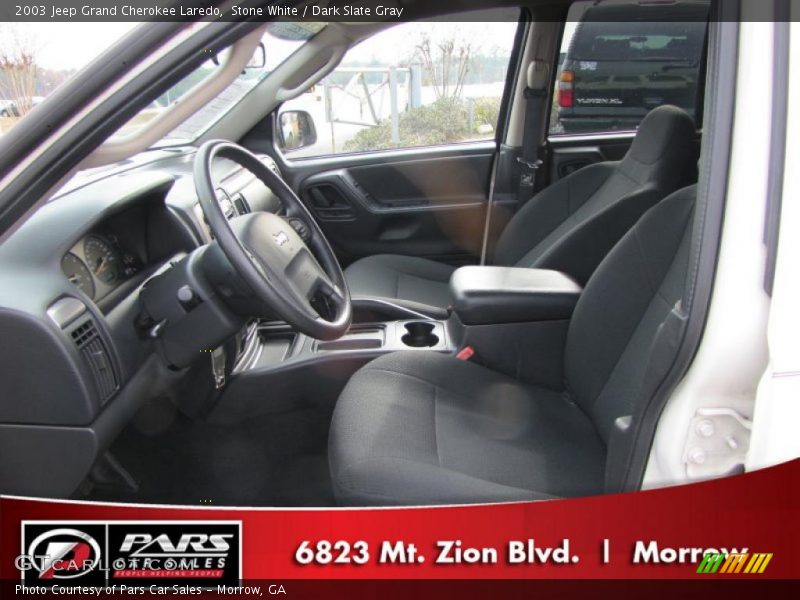 Stone White / Dark Slate Gray 2003 Jeep Grand Cherokee Laredo