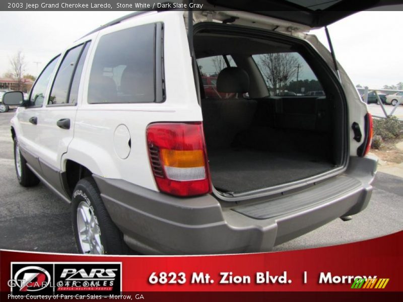 Stone White / Dark Slate Gray 2003 Jeep Grand Cherokee Laredo