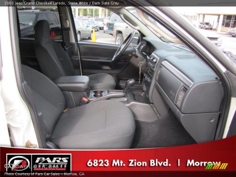 Stone White / Dark Slate Gray 2003 Jeep Grand Cherokee Laredo