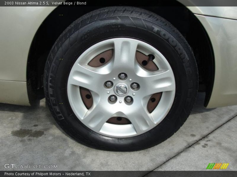 Velvet Beige / Blond 2003 Nissan Altima 2.5 S