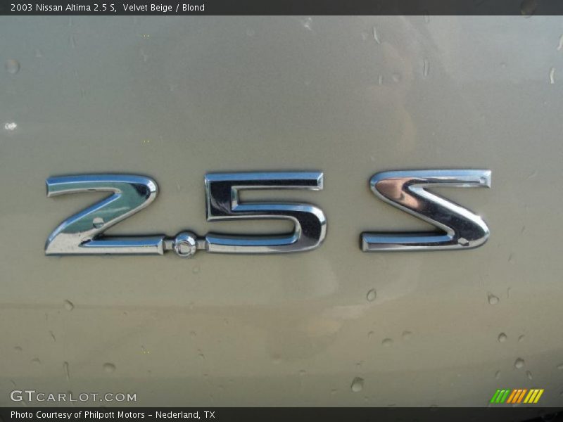 Velvet Beige / Blond 2003 Nissan Altima 2.5 S