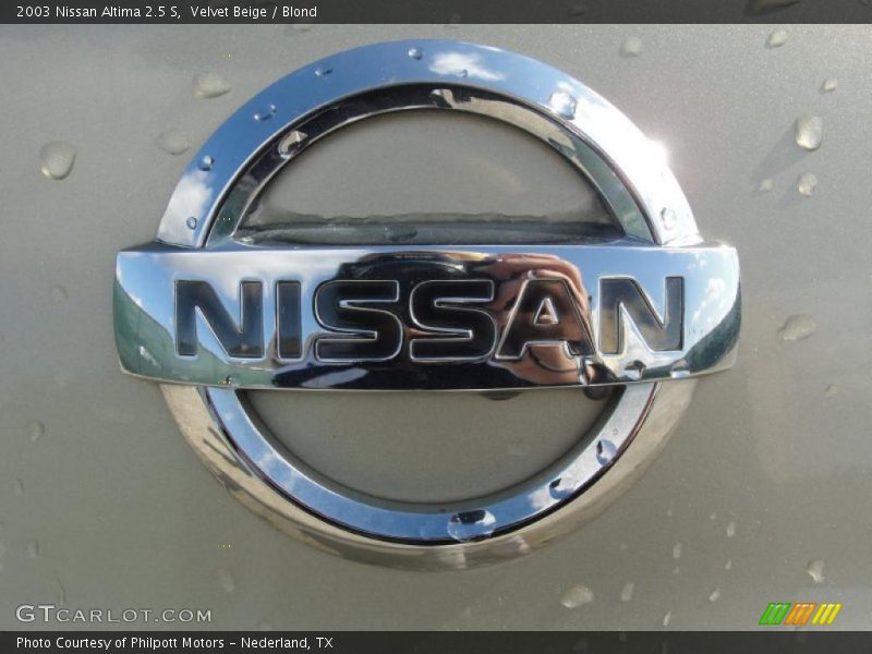 Velvet Beige / Blond 2003 Nissan Altima 2.5 S