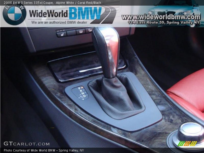 Alpine White / Coral Red/Black 2008 BMW 3 Series 335xi Coupe