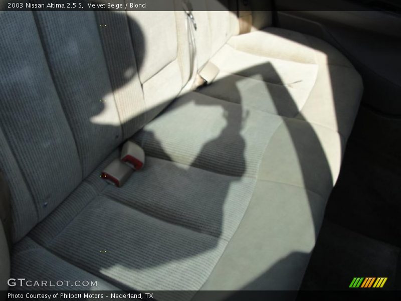 Velvet Beige / Blond 2003 Nissan Altima 2.5 S