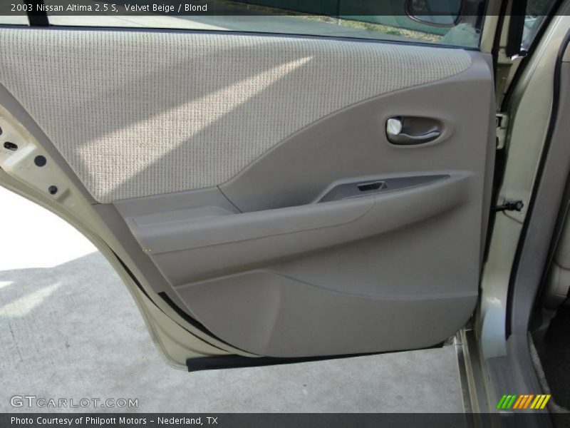 Velvet Beige / Blond 2003 Nissan Altima 2.5 S