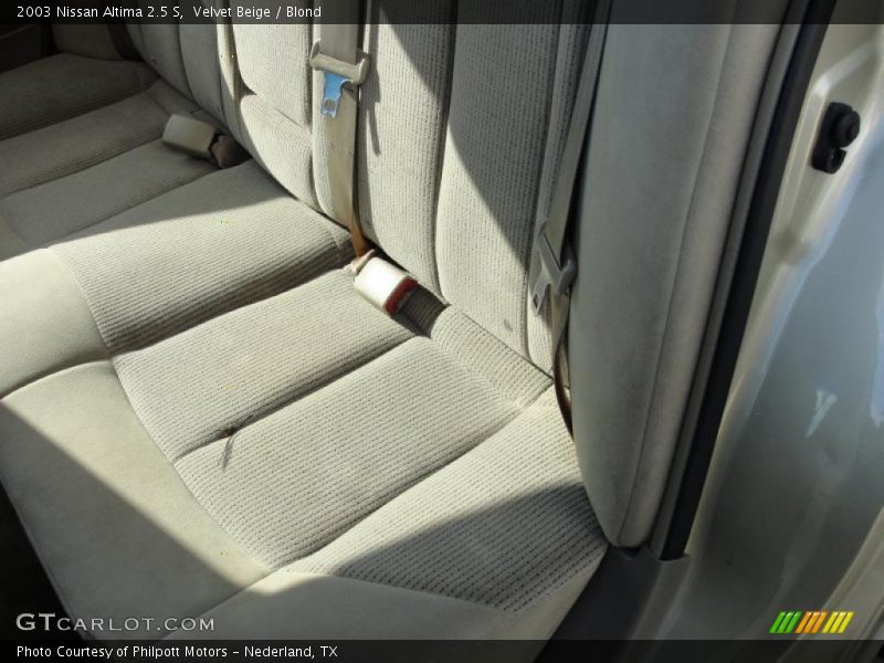 Velvet Beige / Blond 2003 Nissan Altima 2.5 S