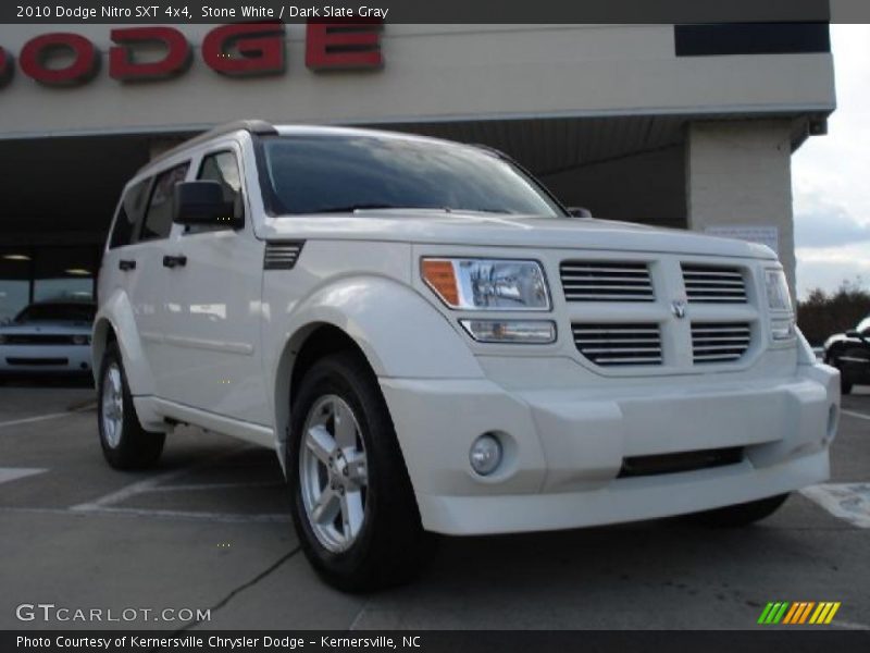 Stone White / Dark Slate Gray 2010 Dodge Nitro SXT 4x4
