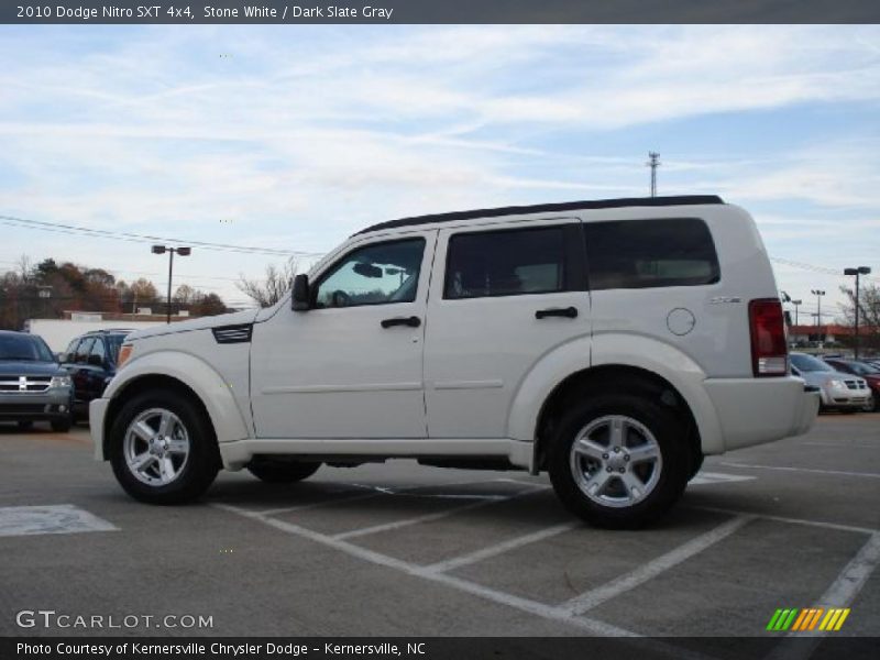 Stone White / Dark Slate Gray 2010 Dodge Nitro SXT 4x4