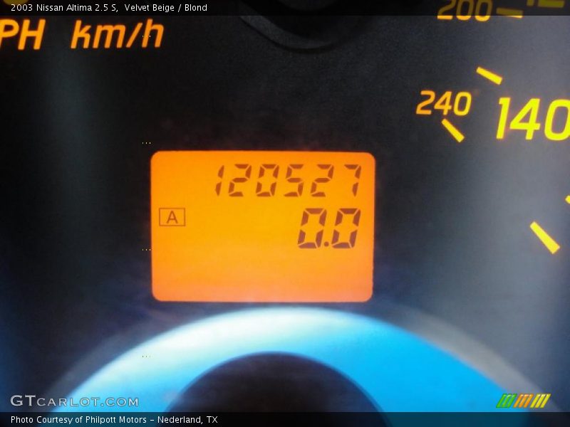 Velvet Beige / Blond 2003 Nissan Altima 2.5 S