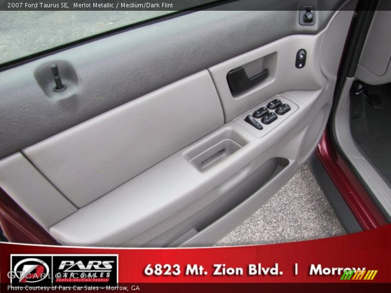 Merlot Metallic / Medium/Dark Flint 2007 Ford Taurus SE