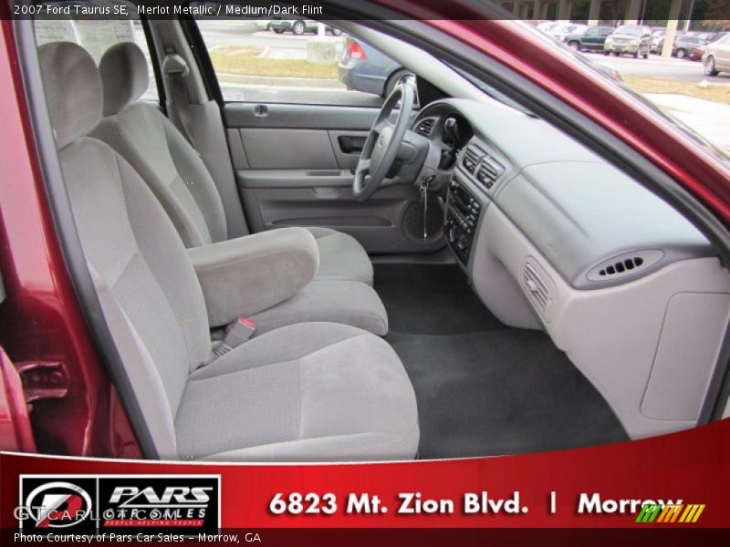 Merlot Metallic / Medium/Dark Flint 2007 Ford Taurus SE