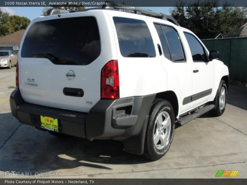 Avalanche White / Steel/Graphite 2008 Nissan Xterra SE