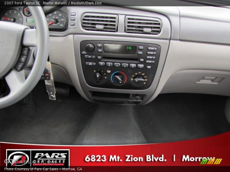 Merlot Metallic / Medium/Dark Flint 2007 Ford Taurus SE
