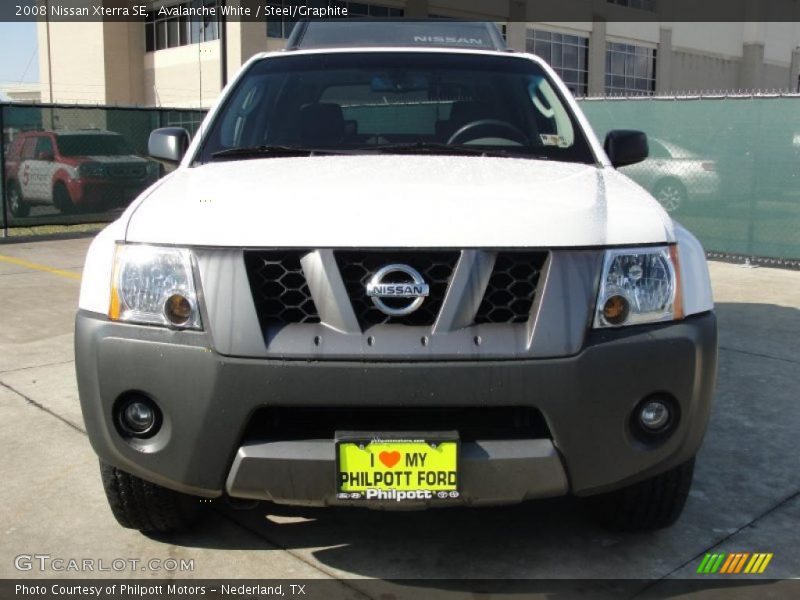 Avalanche White / Steel/Graphite 2008 Nissan Xterra SE