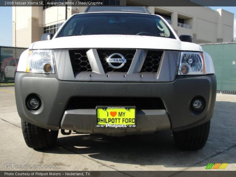 Avalanche White / Steel/Graphite 2008 Nissan Xterra SE