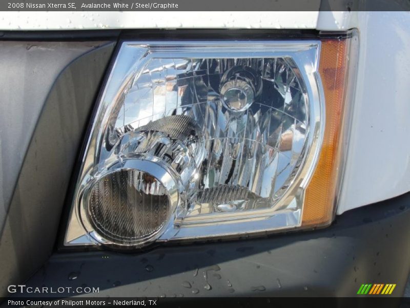 Avalanche White / Steel/Graphite 2008 Nissan Xterra SE