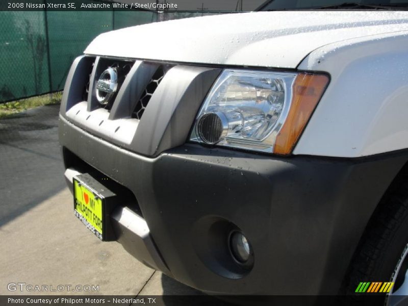Avalanche White / Steel/Graphite 2008 Nissan Xterra SE