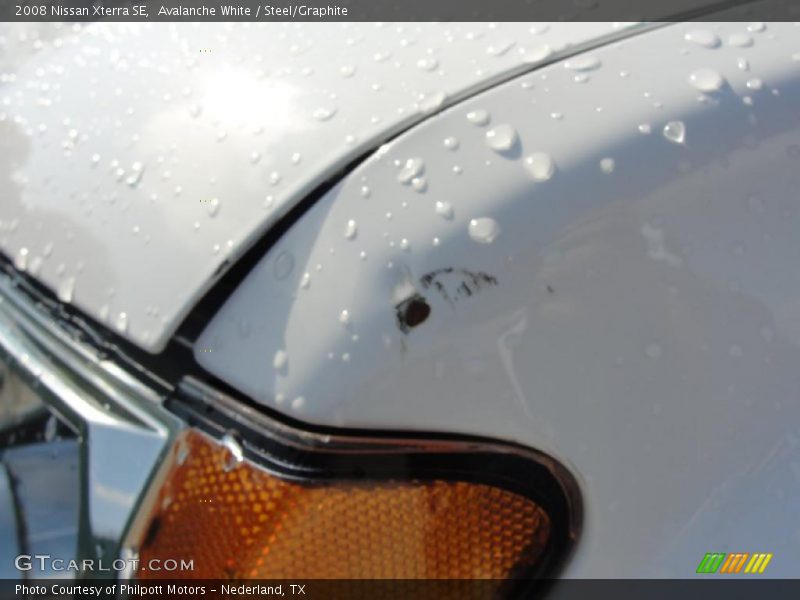 Avalanche White / Steel/Graphite 2008 Nissan Xterra SE