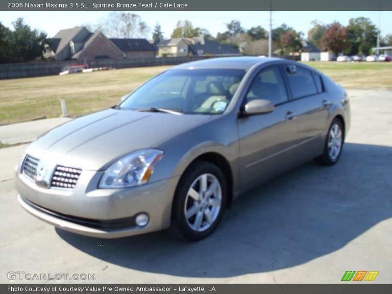 Spirited Bronze Pearl / Cafe Latte 2006 Nissan Maxima 3.5 SL