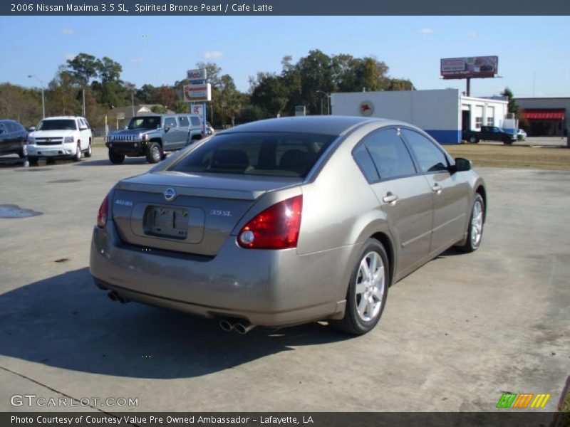 Spirited Bronze Pearl / Cafe Latte 2006 Nissan Maxima 3.5 SL