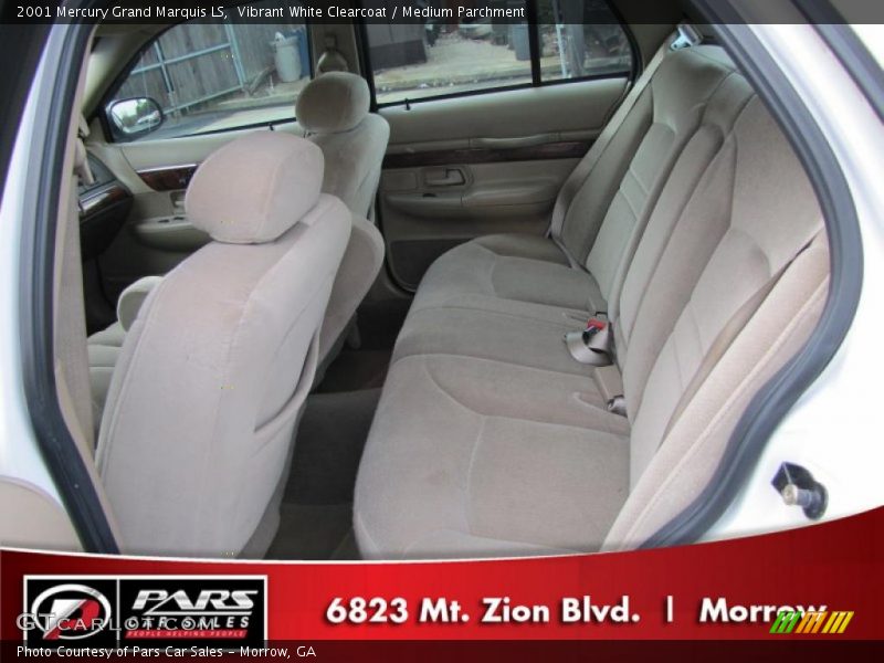 Vibrant White Clearcoat / Medium Parchment 2001 Mercury Grand Marquis LS