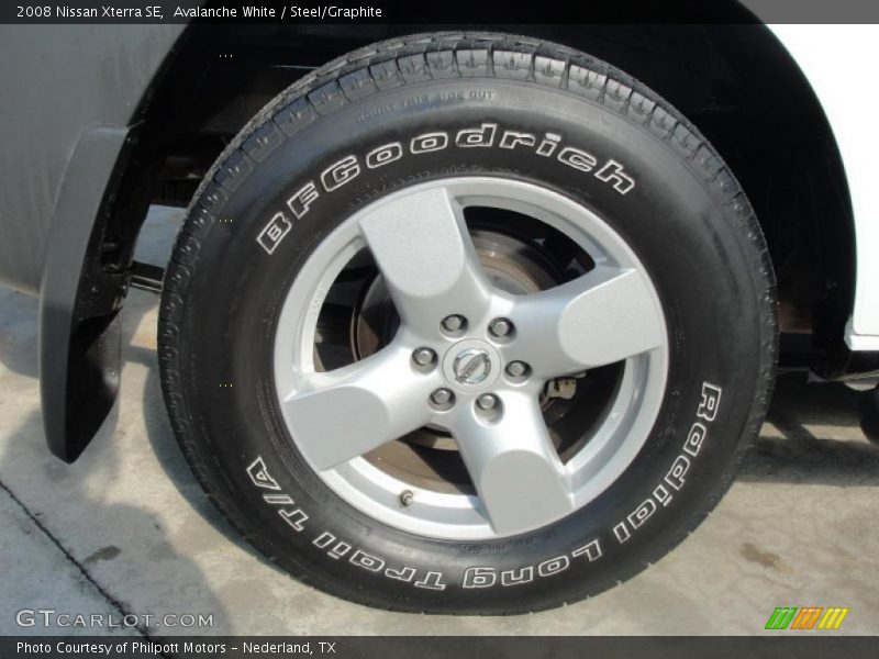 Avalanche White / Steel/Graphite 2008 Nissan Xterra SE