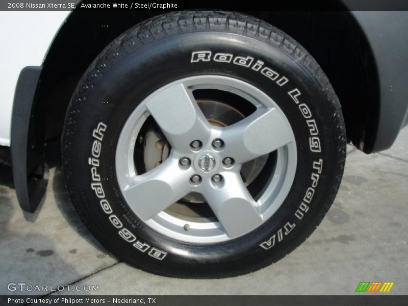 Avalanche White / Steel/Graphite 2008 Nissan Xterra SE