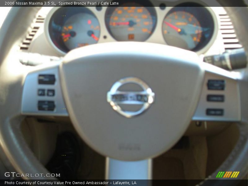 Spirited Bronze Pearl / Cafe Latte 2006 Nissan Maxima 3.5 SL