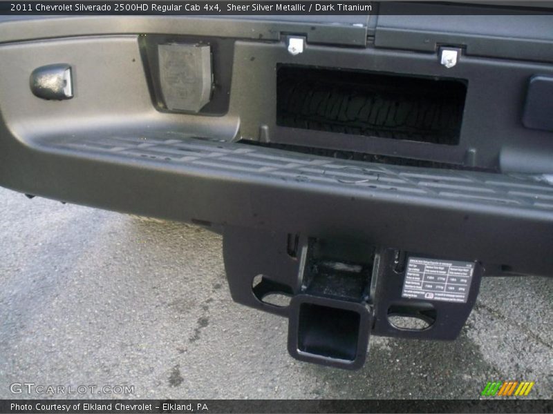 Sheer Silver Metallic / Dark Titanium 2011 Chevrolet Silverado 2500HD Regular Cab 4x4