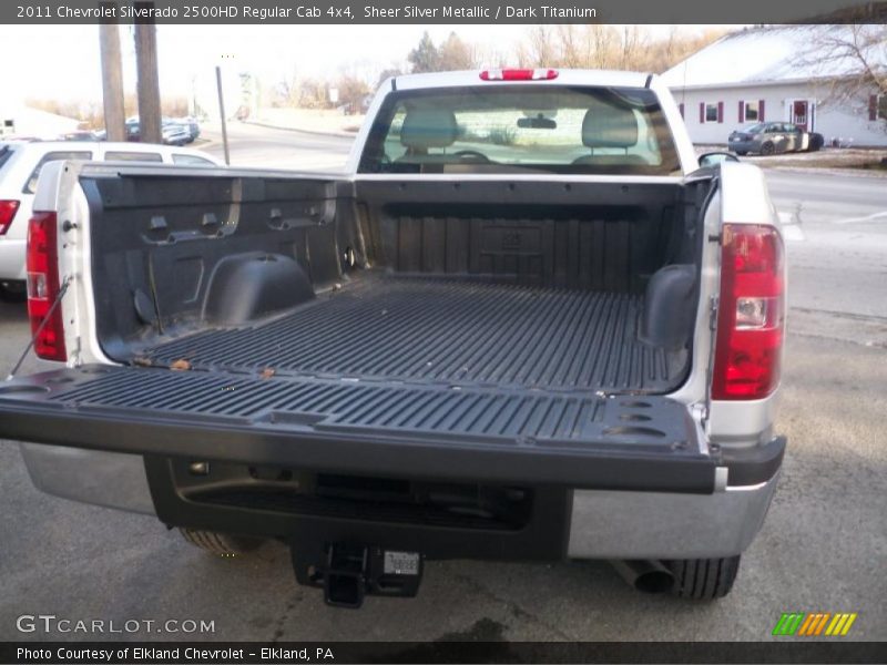 Sheer Silver Metallic / Dark Titanium 2011 Chevrolet Silverado 2500HD Regular Cab 4x4