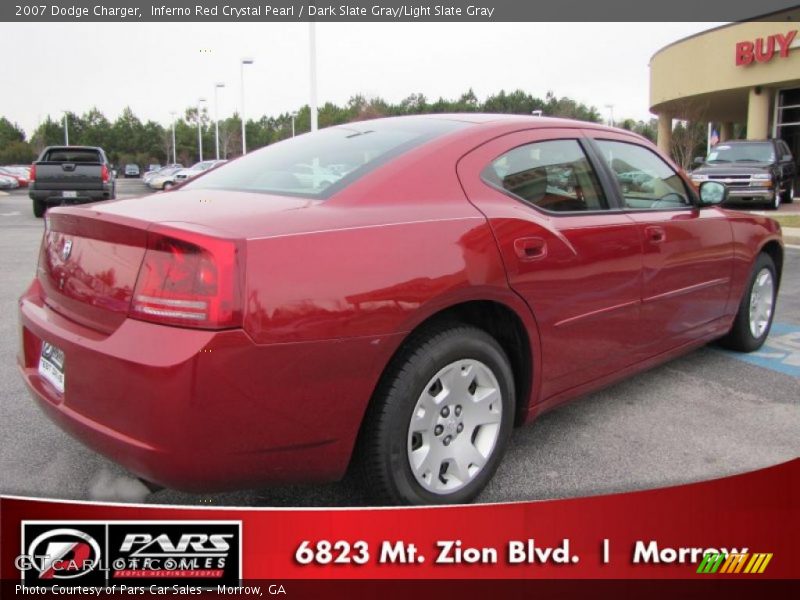 Inferno Red Crystal Pearl / Dark Slate Gray/Light Slate Gray 2007 Dodge Charger