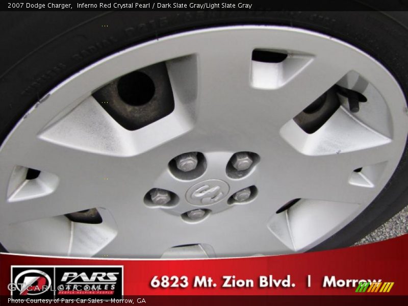 Inferno Red Crystal Pearl / Dark Slate Gray/Light Slate Gray 2007 Dodge Charger