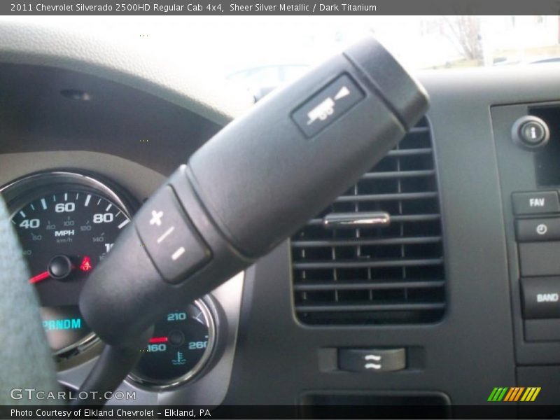 Sheer Silver Metallic / Dark Titanium 2011 Chevrolet Silverado 2500HD Regular Cab 4x4