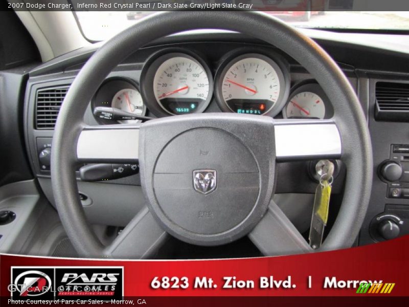Inferno Red Crystal Pearl / Dark Slate Gray/Light Slate Gray 2007 Dodge Charger