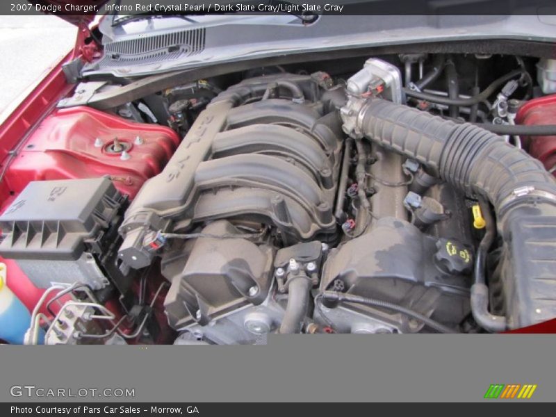Inferno Red Crystal Pearl / Dark Slate Gray/Light Slate Gray 2007 Dodge Charger