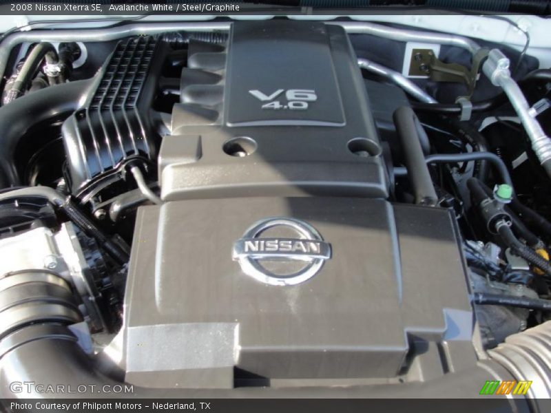Avalanche White / Steel/Graphite 2008 Nissan Xterra SE