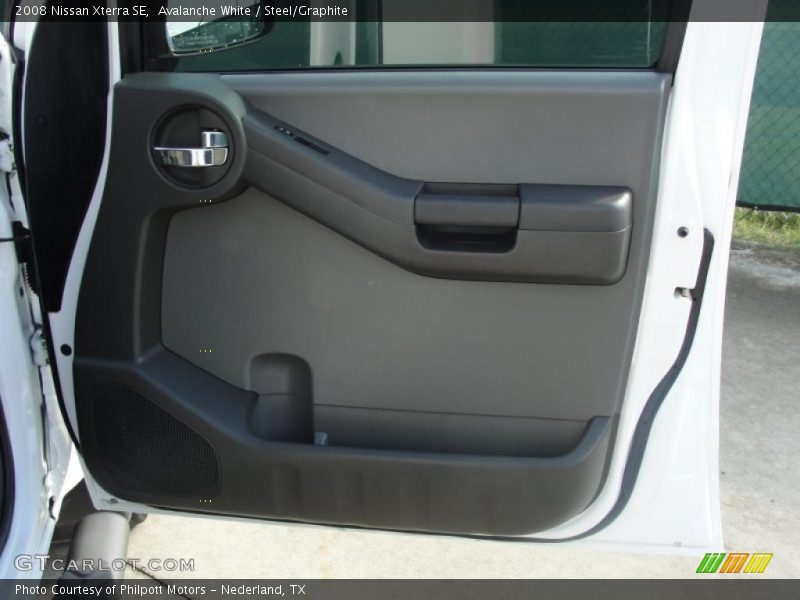 Avalanche White / Steel/Graphite 2008 Nissan Xterra SE