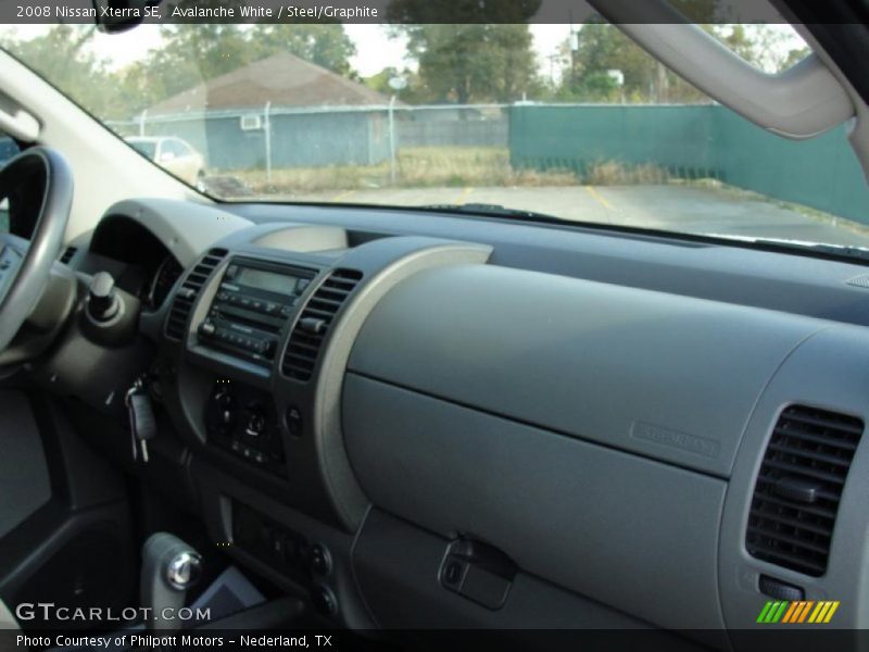Avalanche White / Steel/Graphite 2008 Nissan Xterra SE
