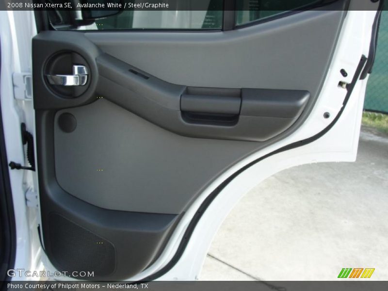 Avalanche White / Steel/Graphite 2008 Nissan Xterra SE