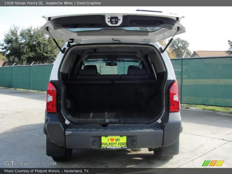 Avalanche White / Steel/Graphite 2008 Nissan Xterra SE
