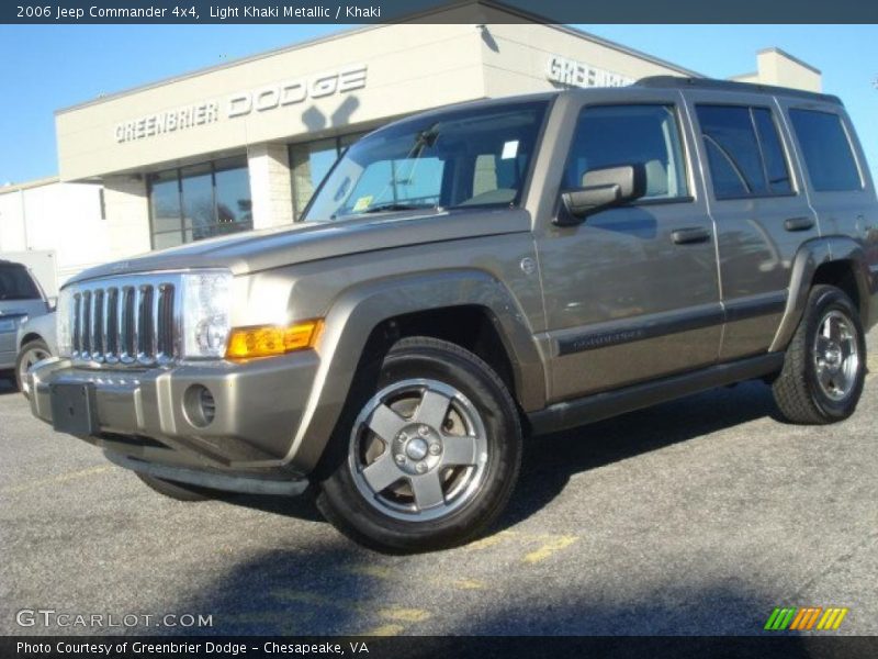 Light Khaki Metallic / Khaki 2006 Jeep Commander 4x4