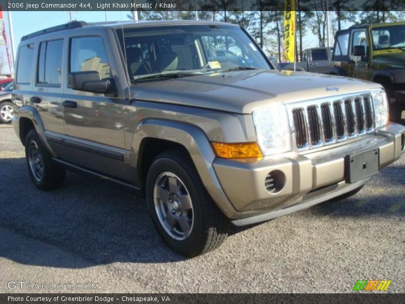 Light Khaki Metallic / Khaki 2006 Jeep Commander 4x4