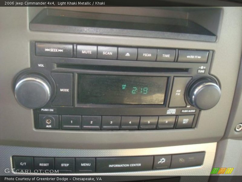 Light Khaki Metallic / Khaki 2006 Jeep Commander 4x4