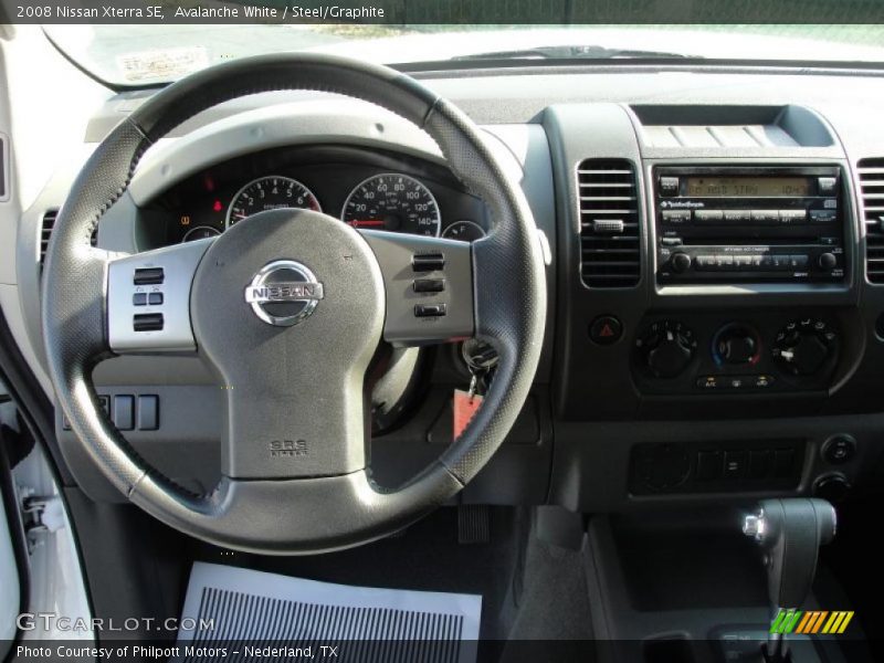 Avalanche White / Steel/Graphite 2008 Nissan Xterra SE