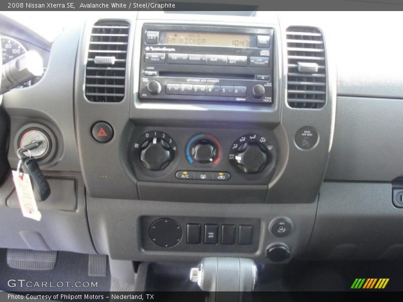 Avalanche White / Steel/Graphite 2008 Nissan Xterra SE
